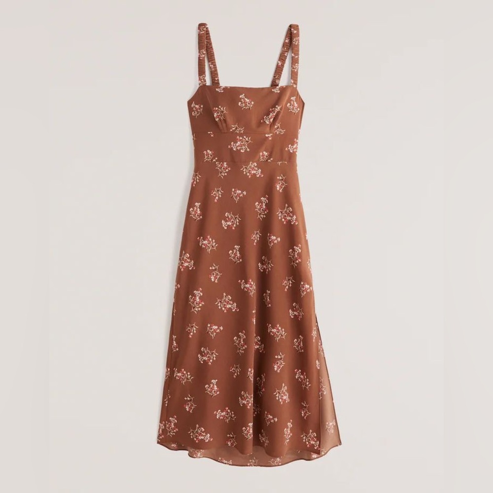 ABERCROMBIE Floral Midi‎ Dress